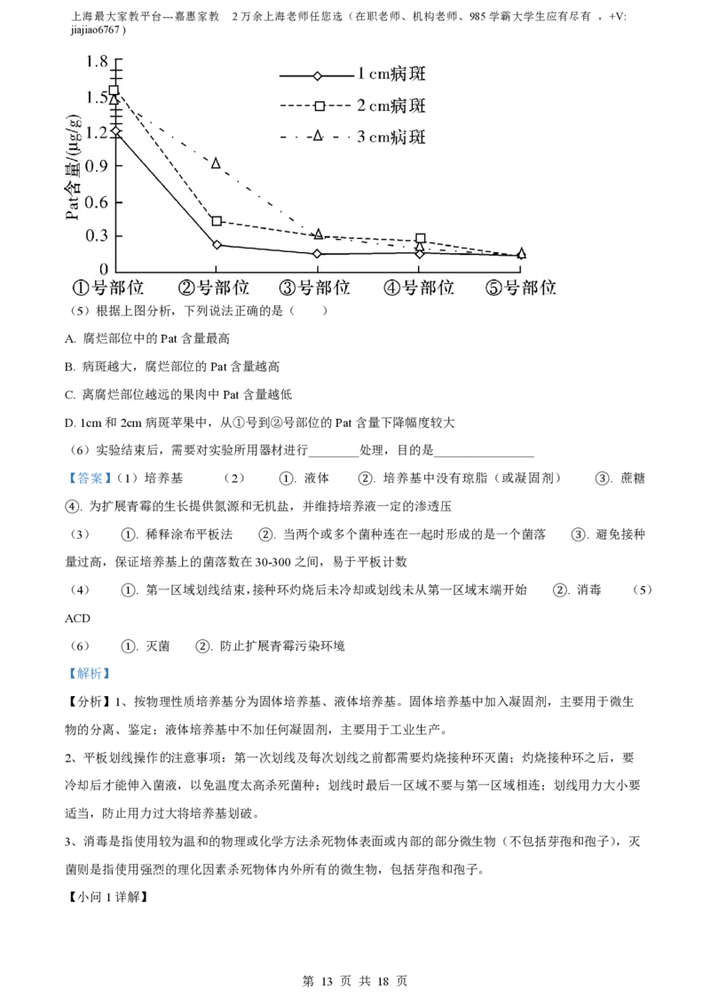 精品解析：上海市华东师范大学第二附属中学2023-2024学年高三9月月考生物试题（解析版）_0122026上海中考一模二模真题试卷_2026年上海一模_上海1500初中高中试卷_高中_高三_上学期