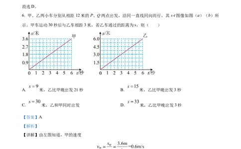 精品解析：上海市普陀区2022-2023学年九年级下学期自适应练习物理综合试题（解析版）_0122026上海中考一模二模真题试卷_2025-2012年_4.上海中考物理一模二模（14-24）_二模