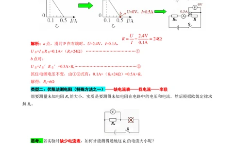《抓住&ldquo;本质&rdquo;突破&ldquo;特殊方法&rdquo;测电阻》_8、物理总复习_8.中考物理总复习_2024年中考复习资料_专项复习资料_2024年中考物理复习_❤更新专项复习