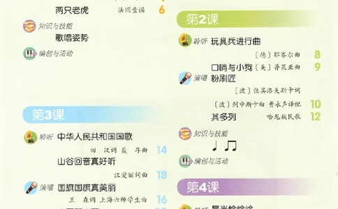 义务教育教科书&middot;音乐一年级上册_电子课本_小学电子课本_06音乐_人音版（主编：敬谱）