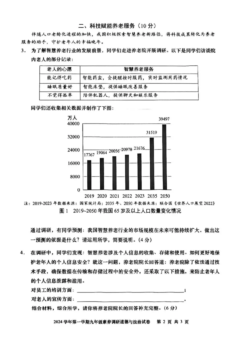 四区联考2025届虹口区初三一模道法试卷_0122026上海中考一模二模真题试卷_2025-2012年_6.2025年上海一模_分科目整理（试卷及答案）英语听力音频在这里_道法