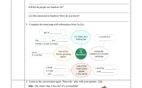 Unit4课时2SectionA（Pronunciation&2a-2e）（导学案）英语人教版2024八年级上册_最新人教版英语八年级上册_新版_初中英语8上新更新第二套可选择_01课件+教案+导学案+分层作业_3导学案