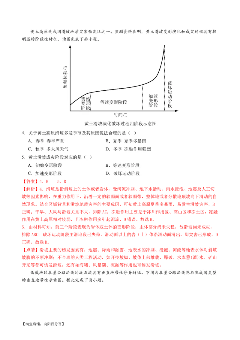 专题07自然灾害（讲义）（解析版）_新高考复习资料_2024年新高考复习资料_二轮复习资料_2024年高考地理二轮复习讲练测（新教材新高考）_配套讲义_教师版（含答案解析）