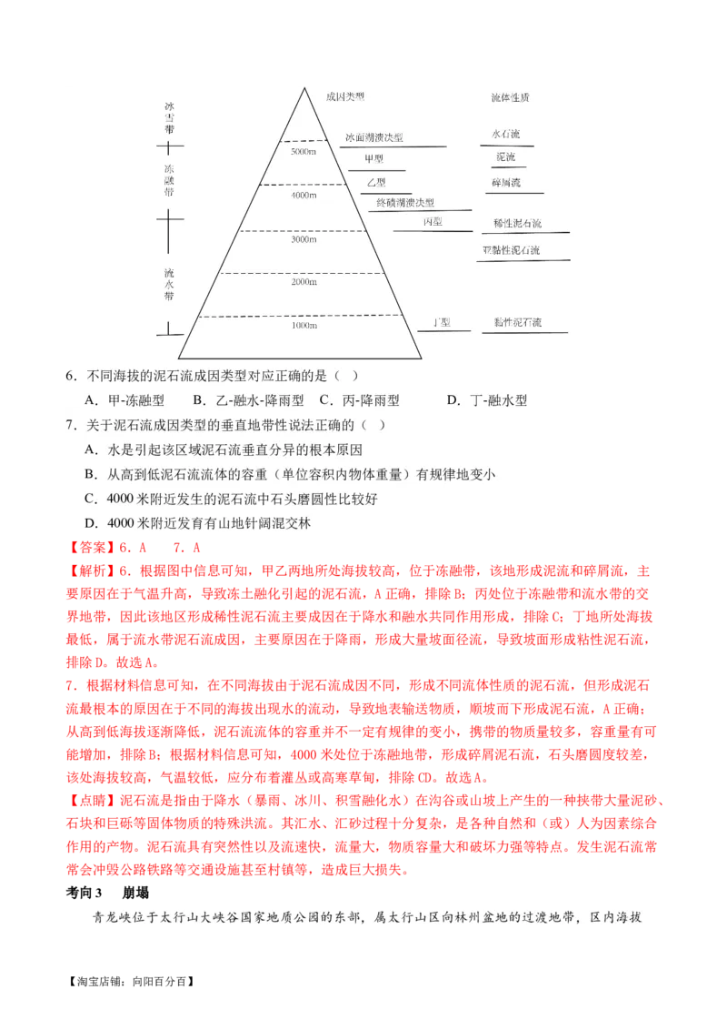 专题07自然灾害（讲义）（解析版）_新高考复习资料_2024年新高考复习资料_二轮复习资料_2024年高考地理二轮复习讲练测（新教材新高考）_配套讲义_教师版（含答案解析）