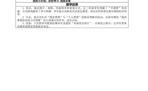 14.1《我们共同的梦想&mdash;&mdash;美好中国梦》教案设计(1)_26新二年级道法下册（统编版）_版本一_部编版道德与法治2下_2026春新版_第4套-小_02.道德2下-表格式核心素养教案+PPT课件第2套已更完