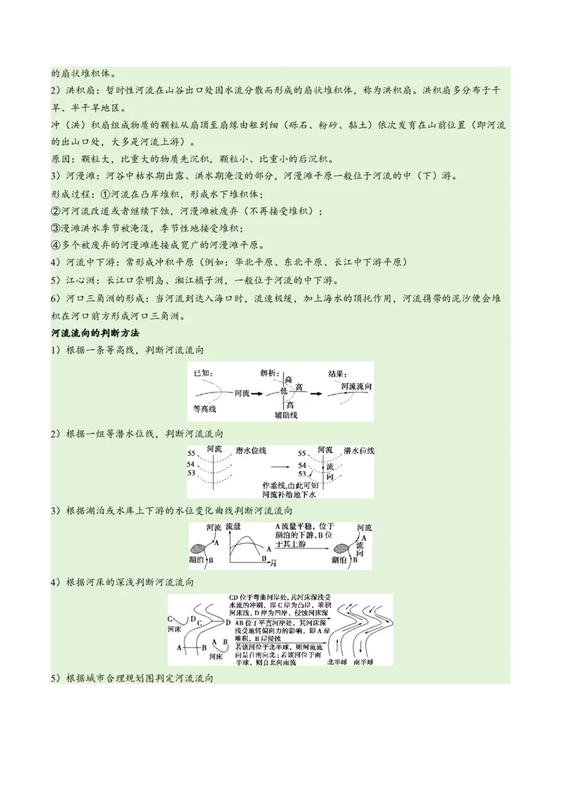 专题05地质地貌易错突破（4大易错）-备战2024年高考地理考试易错题（全国通用）（原卷版）_新高考复习资料_2024年新高考复习资料_专项复习资料
