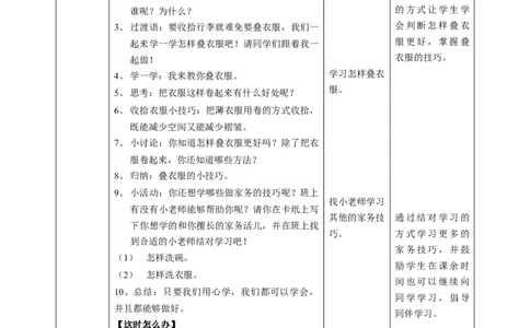 12干点家务活第二课时教案_26新一年级道法下册（统编版）_老课标资料_2、教学教案部编一下道法_教案1