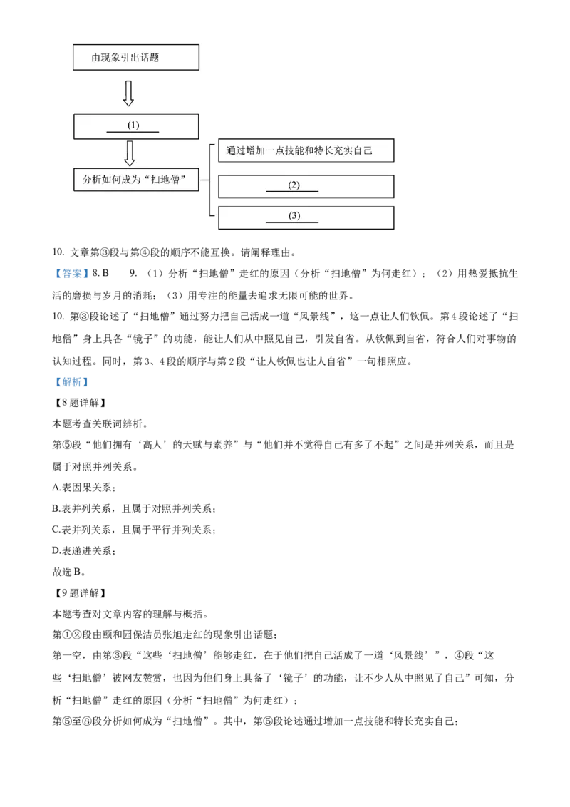 精品解析：上海市青浦区2023-2024学年九年级上学期期末(暨中考一模）语文试题（解析版）_0122026上海中考一模二模真题试卷_2025-2012年_1.上海中考语文一模二模（14-24）_一模