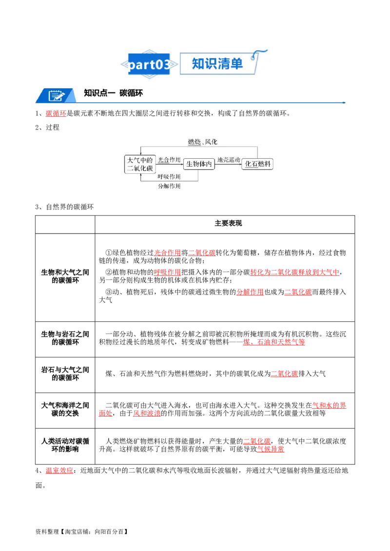 专题21环境与国家安全-口袋书2024年高考地理一轮复习知识清单_新高考复习资料_2024年新高考复习资料_一轮复习资料_完口袋书2024年高考地理一轮复习知识清单