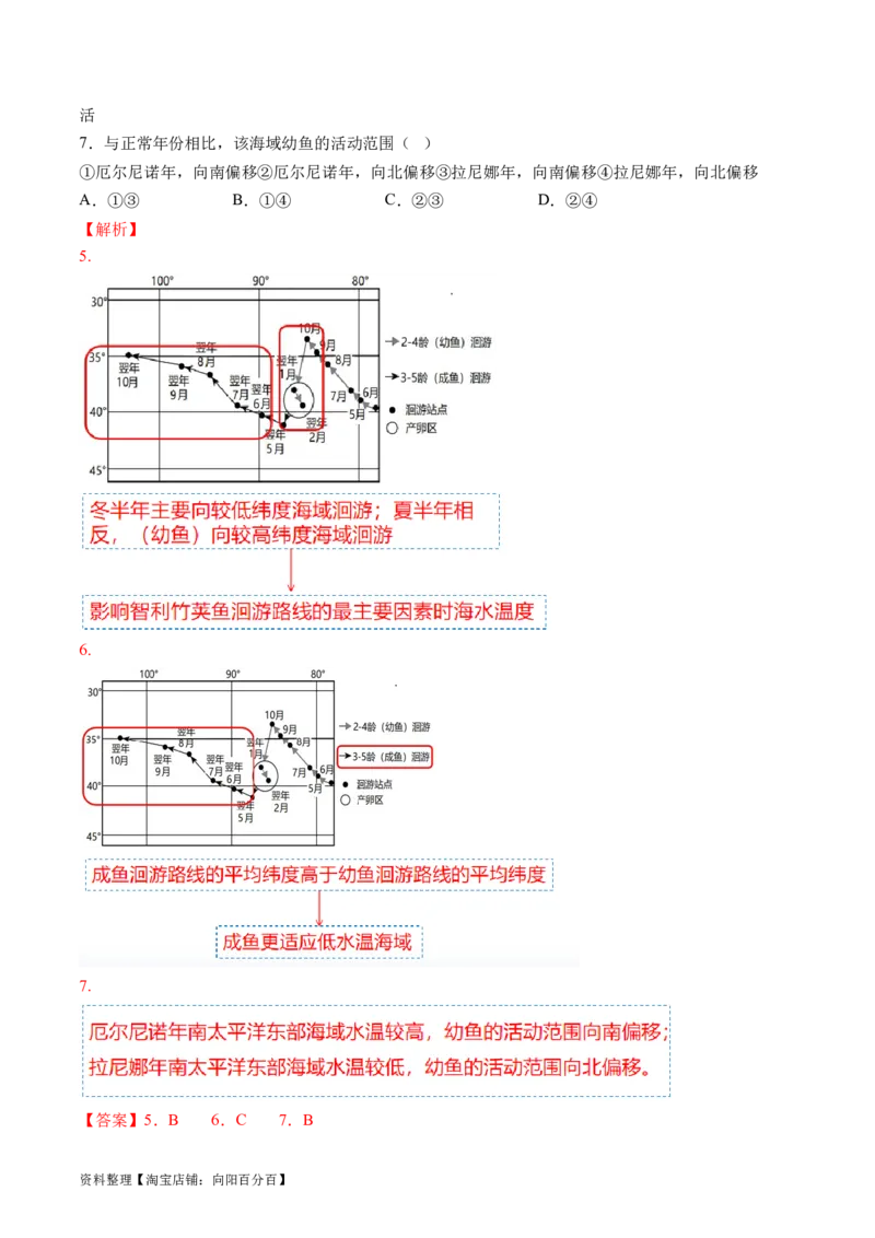 专题04水体运动规律（讲义）（解析版）_新高考复习资料_2024年新高考复习资料_二轮复习资料_2024年高考地理二轮复习讲练测（新教材新高考）_配套讲义_教师版（含答案解析）