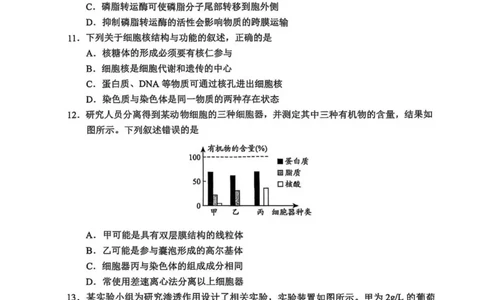 山东省日照市2025-2026学年高一上学期期中校际联合考试生物试卷(图片版含答案)_2025年12月高一试卷_251212山东省日照市2025-2026学年高一上学期期中校际联合考试（全）