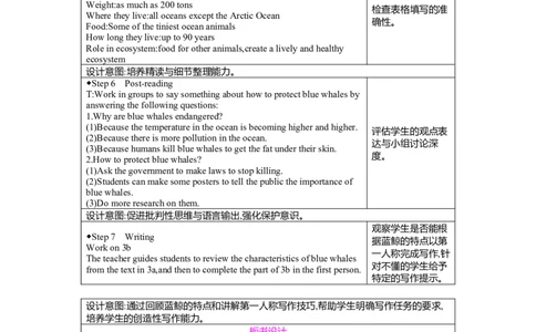Unit4AmazingPlantsandAnimalsSectionB(2a-3c)教案人教版（2024）八年级上册_最新人教版英语八年级上册_新版_初中英语8上新更新第二套可选择_04教案（齐全）_中文版（齐全）