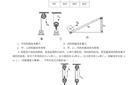 专题14机械效率（6题型）（练习）（原卷版）_8、物理总复习_8.中考物理总复习_2024年中考复习资料_一轮复习资料_完2024年中考物理一轮复习课件+讲义+练习（全国通用）
