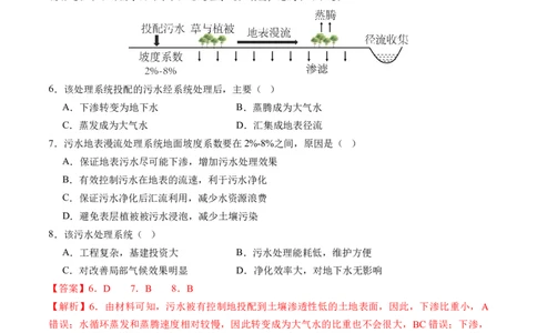 专题04水体运动规律（练习）（解析版）_新高考复习资料_2024年新高考复习资料_二轮复习资料_2024年高考地理二轮复习讲练测（新教材新高考）_配套练习_教师版（含答案解析）