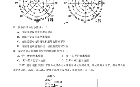 专题07自然灾害（练习）（原卷版）_新高考复习资料_2024年新高考复习资料_二轮复习资料_2024年高考地理二轮复习讲练测（新教材新高考）_配套练习