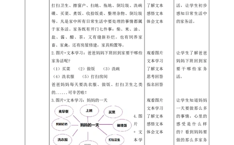 12学做家务活第一课时（教学设计）_26新一年级道法下册（统编版）_核心素养教案