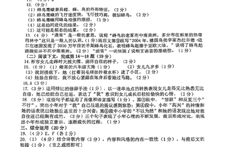 嘉定语文答案参考_0122026上海中考一模二模真题试卷_2025-2012年_1.上海中考语文一模二模（14-24）_二模_2023年上海市中考语文二模试卷（16份）_2023二模试卷_嘉定Word原卷版+解析版