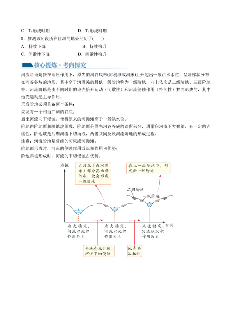 专题05微专题河流冲淤平衡、特殊河流地貌、海岸线的变迁（讲义）（原卷版）_新高考复习资料_2024年新高考复习资料_二轮复习资料_2024年高考地理二轮复习讲练测（新教材新高考）