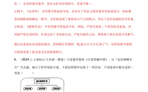 专题06综合性学习之名著类（解析版）-好题汇编2024年中考语文一模试题分类汇编（上海专用）_0122026上海中考一模二模真题试卷_2025-2012年_1.上海中考语文一模二模（14-24）_一模
