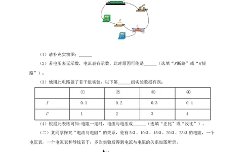 专项五电流与电压和电阻关系、电阻测量（解析版）_8、物理总复习_8.中考物理总复习_2022年中考复习资料_三年（2019-2021）中考真题物理分项汇编（全国通用）