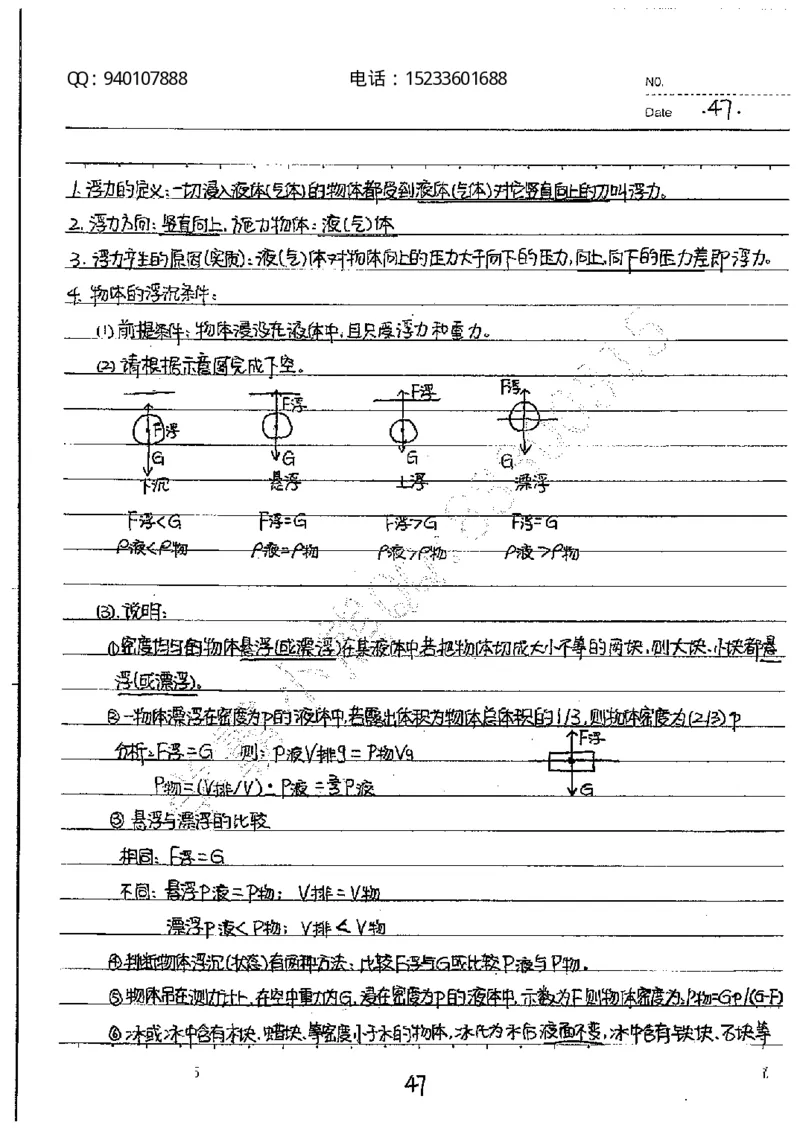 中考状元笔记物理_初中资料