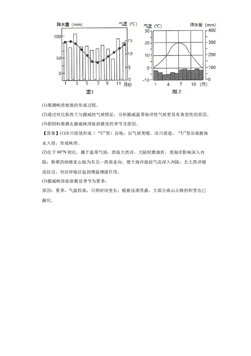 专题14大气的运动_新高考复习资料_2022年新高考复习资料_2022年高考地理全二轮复习高频考点热点专项突破训练_专题14大气的运动综合训练（原卷版+答案版）
