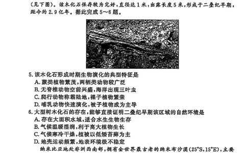地理试题_2026年02月高一试卷_260205青桐鸣大联考河南省普通高中2025-2026学年（上）高一年级期末考试（全）_河南省普通高中2025-2026学年（上）高一年级期末考试地理试题含答案