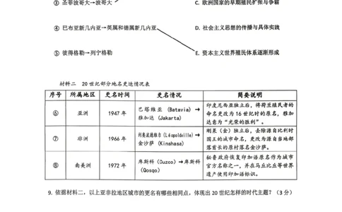 长宁二模历史试卷_0122026上海中考一模二模真题试卷_2026上海二模更新中1_长宁