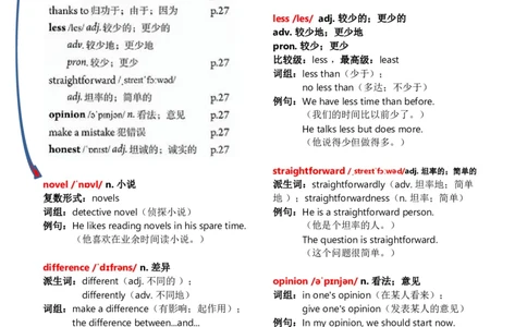八上Unit3单词批注_加水印_最新人教版英语八年级上册_新版_初中英语8上新更新第三套可选择_07课堂笔记_单词批注