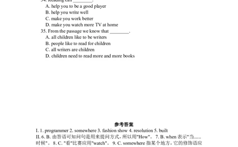 Unit6测试卷及答案2_最新人教版英语八年级上册_老版（含有参考价值）_03练习和试卷人教版初中英语八上（多版本）易提分旗舰店_八英上单元测试卷_Unit6测试题