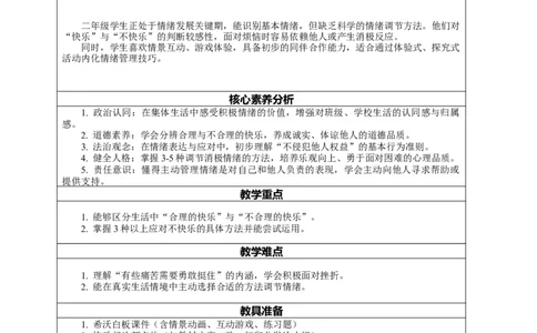 2.2《学做&ldquo;快乐鸟&rdquo;&mdash;&mdash;快乐门诊部会应对更快乐》教案设计(1)_26新二年级道法下册（统编版）_版本一_部编版道德与法治2下_2026春新版_第一套_2.2《学做快乐鸟》