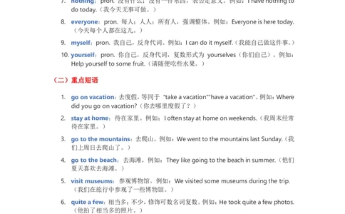 人教版八上英语Unit1讲义（教师版）_最新人教版英语八年级上册_新版_初中英语8上新更新第三套可选择_03讲义_讲义赠送参考
