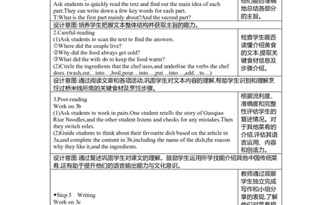 Unit5WhataDeliciousMeal!第5课时SectionB(2a-3c)教案人教版（2024）八年级上册_最新人教版英语八年级上册_新版_初中英语8上新更新第二套可选择_04教案（齐全）_中文版（齐全）