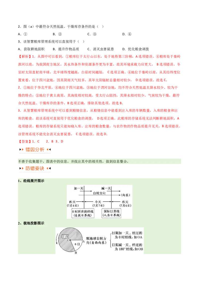 专题02地球运动易错突破（4大易错）（原卷版）_新高考复习资料_2024年新高考复习资料_专项复习资料_备战2024年高考地理考试易错题（新高考专用）