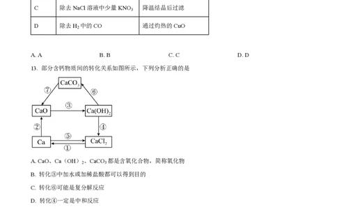 精品解析：2023年上海市杨浦区兰生复旦中学中考二模模拟化学试题（原卷版）_0122026上海中考一模二模真题试卷_2026年上海一模_上海1500初中高中试卷_初中_九年级_下学期_4：模拟卷多