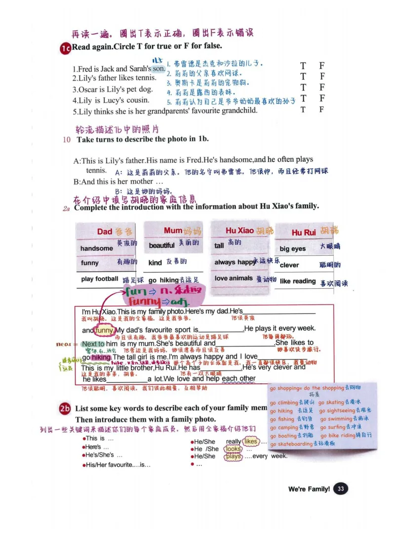 七上英语（2024秋）教材课堂笔记_人教版初中英语课ben电子版赠品_初中英语7年级上册