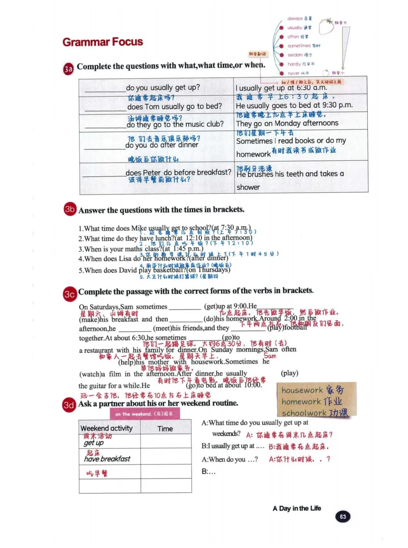 七上英语（2024秋）教材课堂笔记_人教版初中英语课ben电子版赠品_初中英语7年级上册