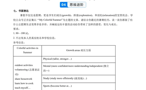 Unit3课时7SectionB(Project4a-4d)（分层作业）原卷版_最新人教版英语八年级上册_新版_初中英语8上新更新第一套可选择_06.英语8上-试题_课时分层作业