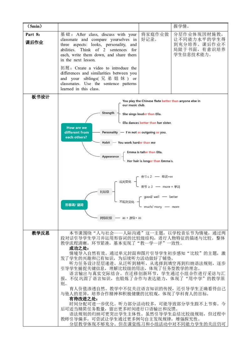Unit3课时1SectionA（1a-1e）（教学设计）_最新人教版英语八年级上册_新版_初中英语8上新更新第一套可选择_01.U1-U3.英语8上-教案+PPT课件+导学案+分层作业第1套_Unit3