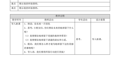 12我的环保小搭档第二课时教案_26新二年级道法下册（统编版）_版本一(1)_部编版道德与法治2下_旧版_道法2下课件教案_02.道法2下教案设计_教案第一套