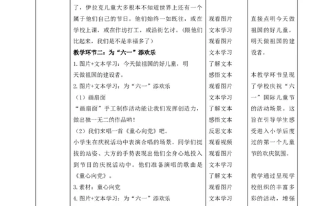 13快乐儿童节第一课时（教学设计）_26新一年级道法下册（统编版）_核心素养教案
