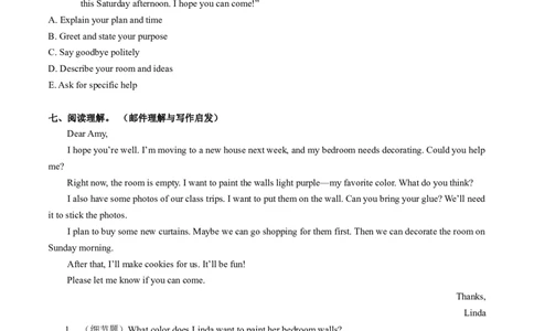 Unit2课时6SectionB(3a-3c)（分层作业）-试题版-_最新人教版英语八年级上册_新版_初中英语8上新更新第一套可选择_06.英语8上-试题_课时分层作业