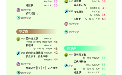 义务教育教科书&middot;音乐二年级下册_电子课本_小学电子课本_06音乐_人音版（主编：敬谱）