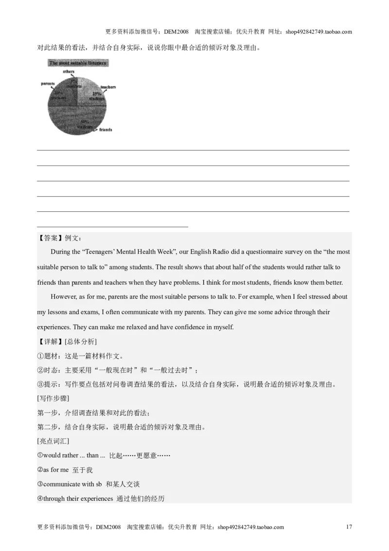 专题12书面表达（16区满分范文）（解析版）-好题汇编2024年中考英语二模试题分类汇编（上海专用）_0122026上海中考一模二模真题试卷_2025-2012年_3.上海中考英语一模二模（12-24）