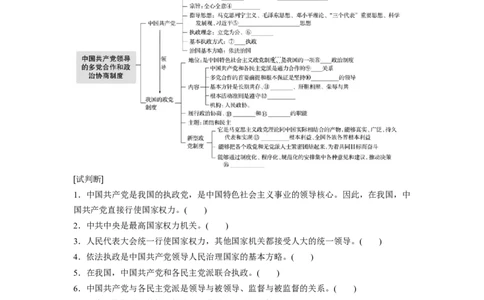 47第七单元发展社会主义民主政治第17课　中国领导的多党合作和政治协商制度_通用版（老高考）复习资料_2023年复习资料_一轮+二轮_政治高三一轮复习系列