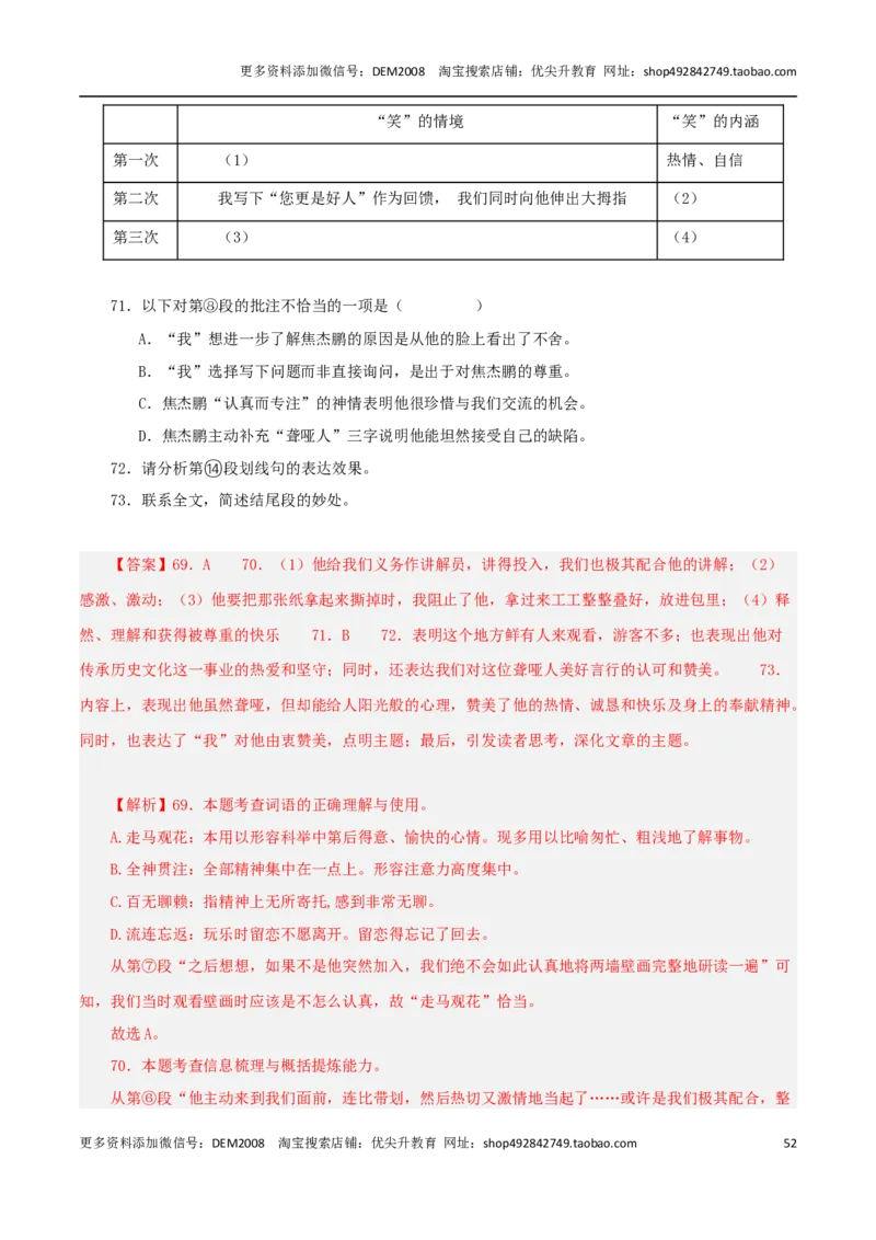 专题03文学作品阅读（两大文体）20篇92题-两年（2023-2024）中考二模试题汇编（上海专用）（解析版）_0122026上海中考一模二模真题试卷_2025-2012年_1.上海中考语文一模二模（14-24）_二模