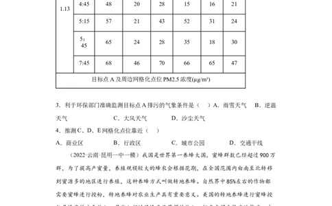 专题11环境与发展_新高考复习资料_2022年新高考复习资料_2022年高考地理全二轮复习高频考点热点专项突破训练_专题11环境与发展综合训练（原卷版+解析版）