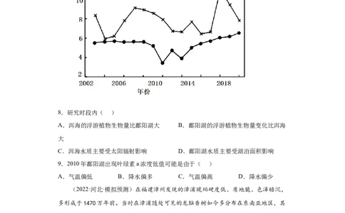 专题11环境与发展_新高考复习资料_2022年新高考复习资料_2022年高考地理全二轮复习高频考点热点专项突破训练_专题11环境与发展综合训练（原卷版+解析版）