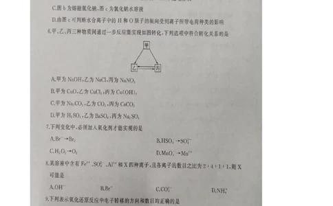 山东省临沂市临沭第一中学等校2025-2026学年高一上学期10月联考试题化学PDF版含解析_2025年11月高一试卷_251104山东省临沂市临沭第一中学等校2025-2026学年高一上学期10月联考试题