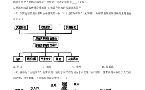 精品解析：上海市曹杨第二中学2022-2023学年高一下学期期末地理试题（原卷版）_0122026上海中考一模二模真题试卷_2026年上海一模_上海1500初中高中试卷_高中_高一_下学期_3：期末